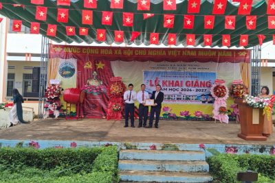 KHAI GIẢNG NĂM HỌC MỚI TRƯỜNG TH KIM ĐỒNG XÃ NÂM NUNG TỈNH LÂM ĐỒNG