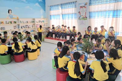 TRƯỜNG TIỂU HỌC KIM ĐỒNG – NÂM NUNG HƯỞNG ỨNG NGÀY HỘI ĐỌC SÁCH VIỆT NAM