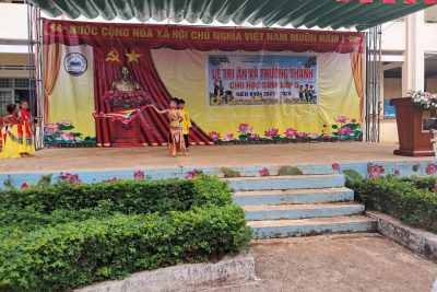 TRƯỜNG TIỂU HỌC KIM ĐỒNG – NAM NUNG – LÂM ĐỒNG  TỔ CHỨC LỄ TRI ÂN VÀ TRƯỞNG THÀNH CHO HỌC SINH LỚP 5 Niên khóa 2021 – 2026